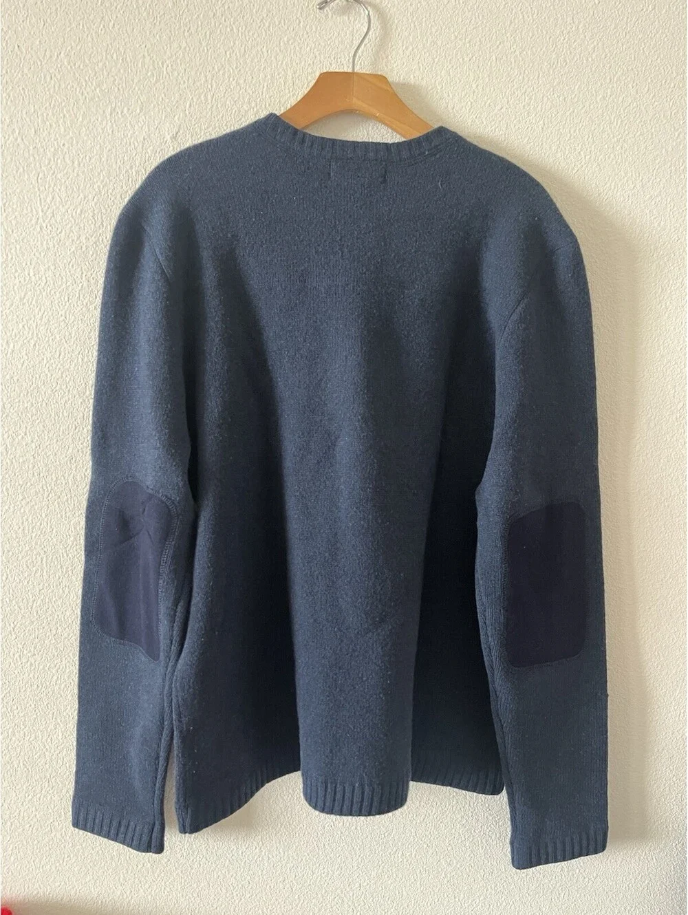 Banana Republic Cashmere Lambswool Navy Crewneck Sweater XL⁠